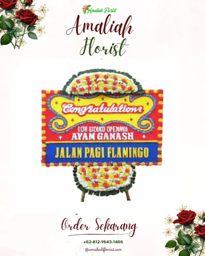 Bunga Papan Congratulation di Kohod